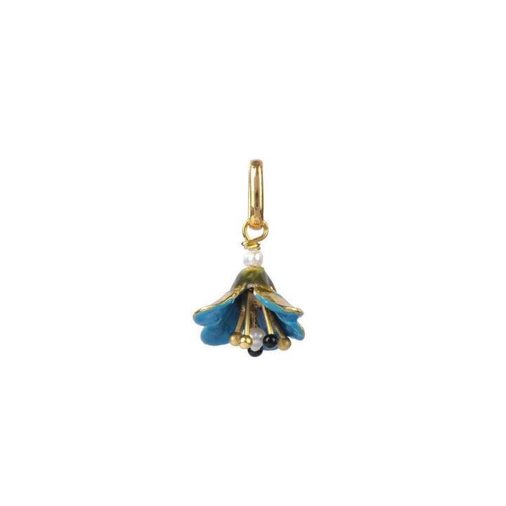 Charm'S Pendant Bell Flower Blue Charms | ABCH4111 - Les Nereides