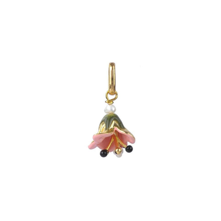 Charm'S Pendant Bell Flower Light Pink Charms | ABCH4121 - Les Nereides