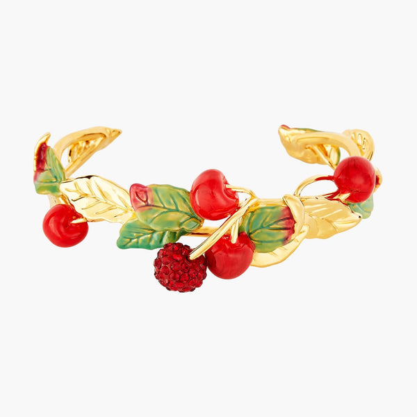 Cherries And Leaves Bangle Bracelet | ANCE2011 - Les Nereides