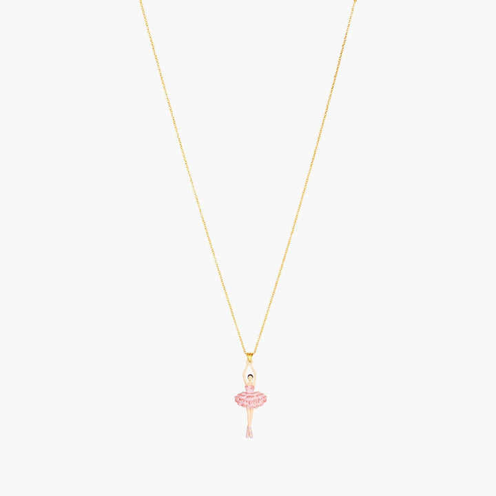 Cherry Blossom And Ballerina Pendant Necklace | ANDD3591 - Les Nereides