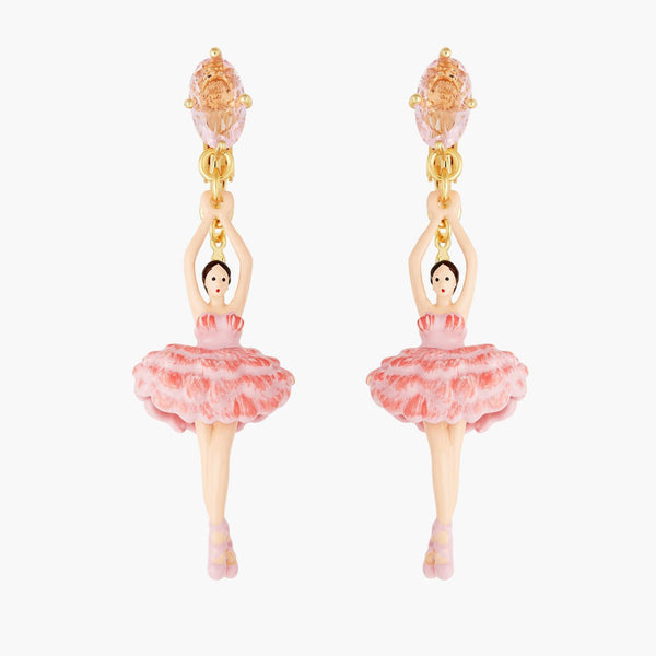 Cherry Blossom Ballerina Earrings | ANDD115C/1 - Les Nereides
