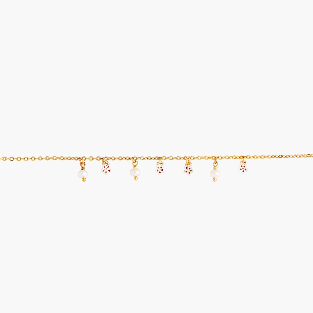 Cherry Blossom Thin Bracelet | ANHA2051 - Les Nereides