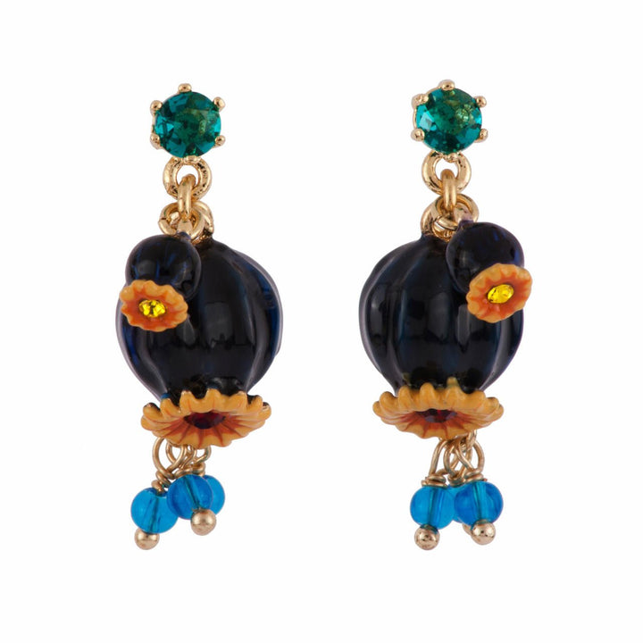 Chimera Plant Poppies And Beads Earrings | AFCH1091 - Les Nereides
