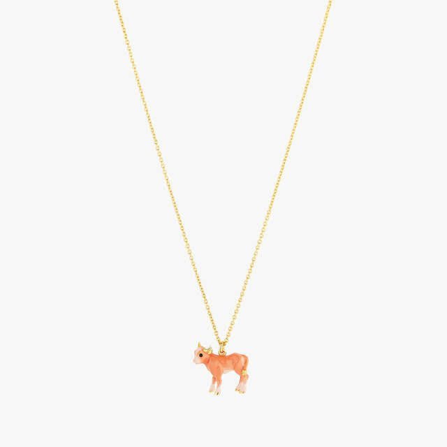 Chinese New Year Buffalo Pendant Thin Necklace | ANOX3011 - Les Nereides