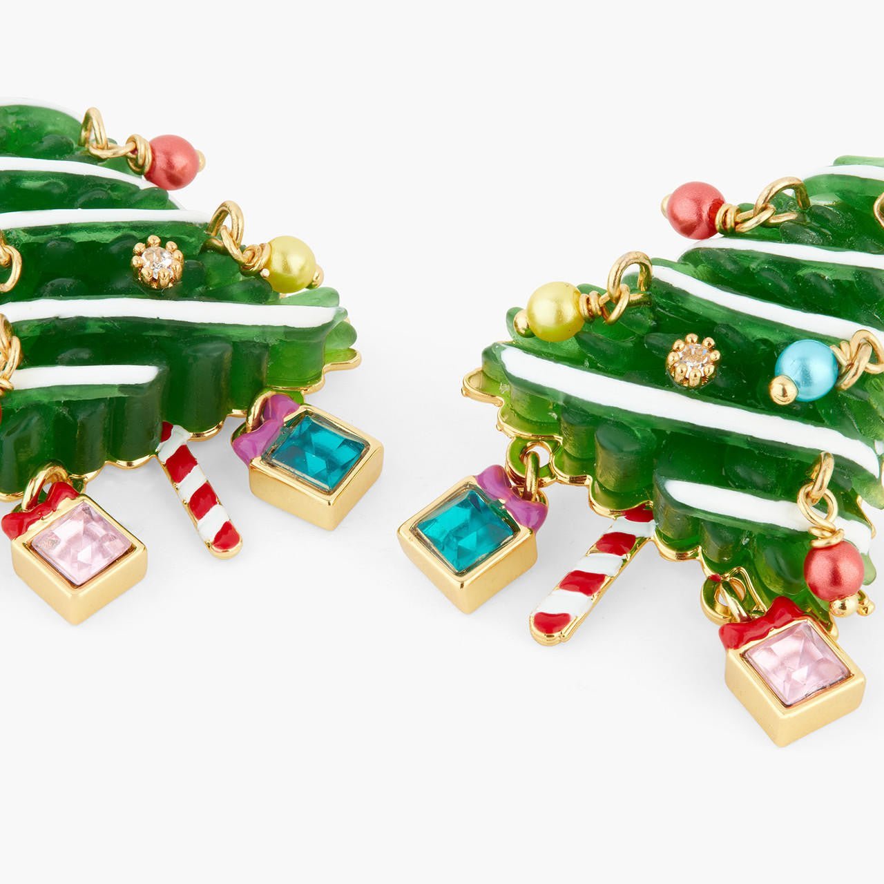 Christmas tree earrings | AQSP1171 - Les Nereides
