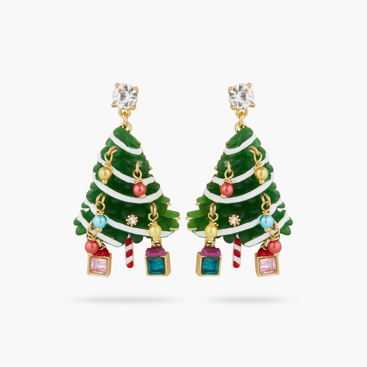 Christmas tree earrings | AQSP1171 - Les Nereides