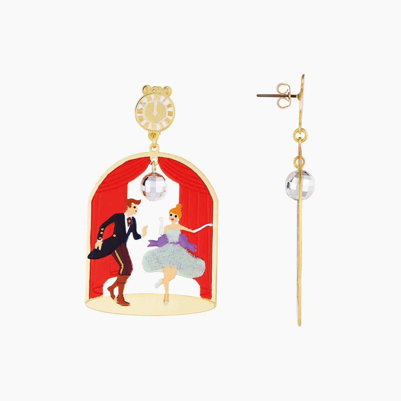 Cinderella And Prince Earrings | AOCE1031 - Les Nereides