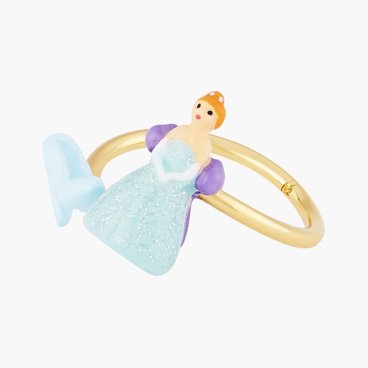 Cinderella And Slipper Adjustable Ring | AOCE6041 - Les Nereides