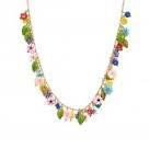 Cité Imaginaire 1-Row Multi-Flowers Necklace | ABCI3131 - Les Nereides