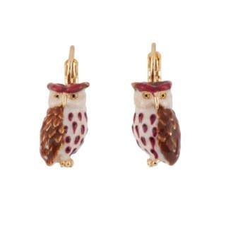 Clarte Nocturne Eagle Owl Earrings | AECN109T/1 - Les Nereides