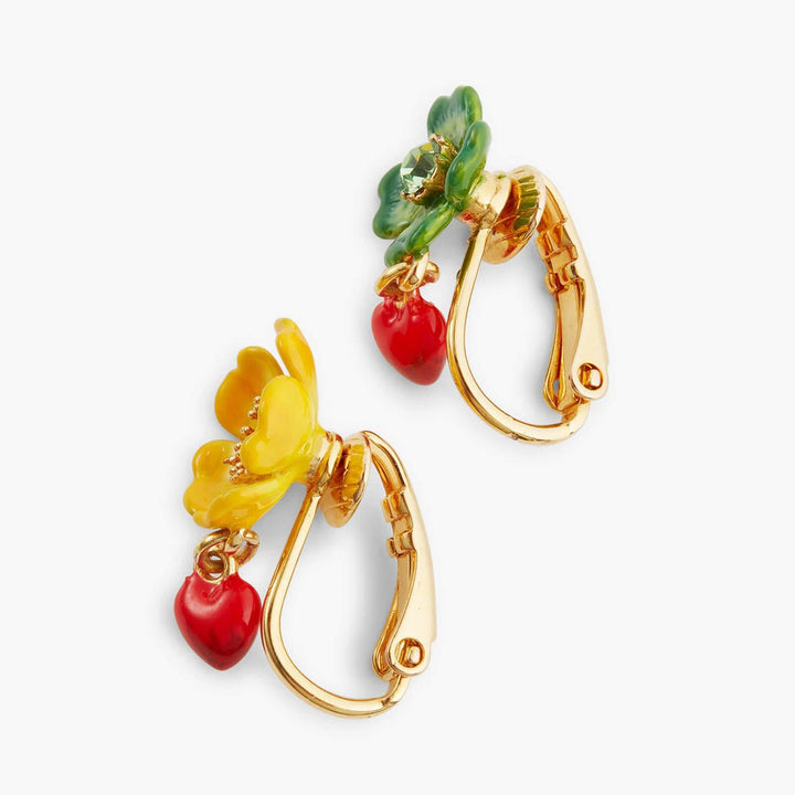 Clover And Buttercup Earrings | APLA1051 - Les Nereides