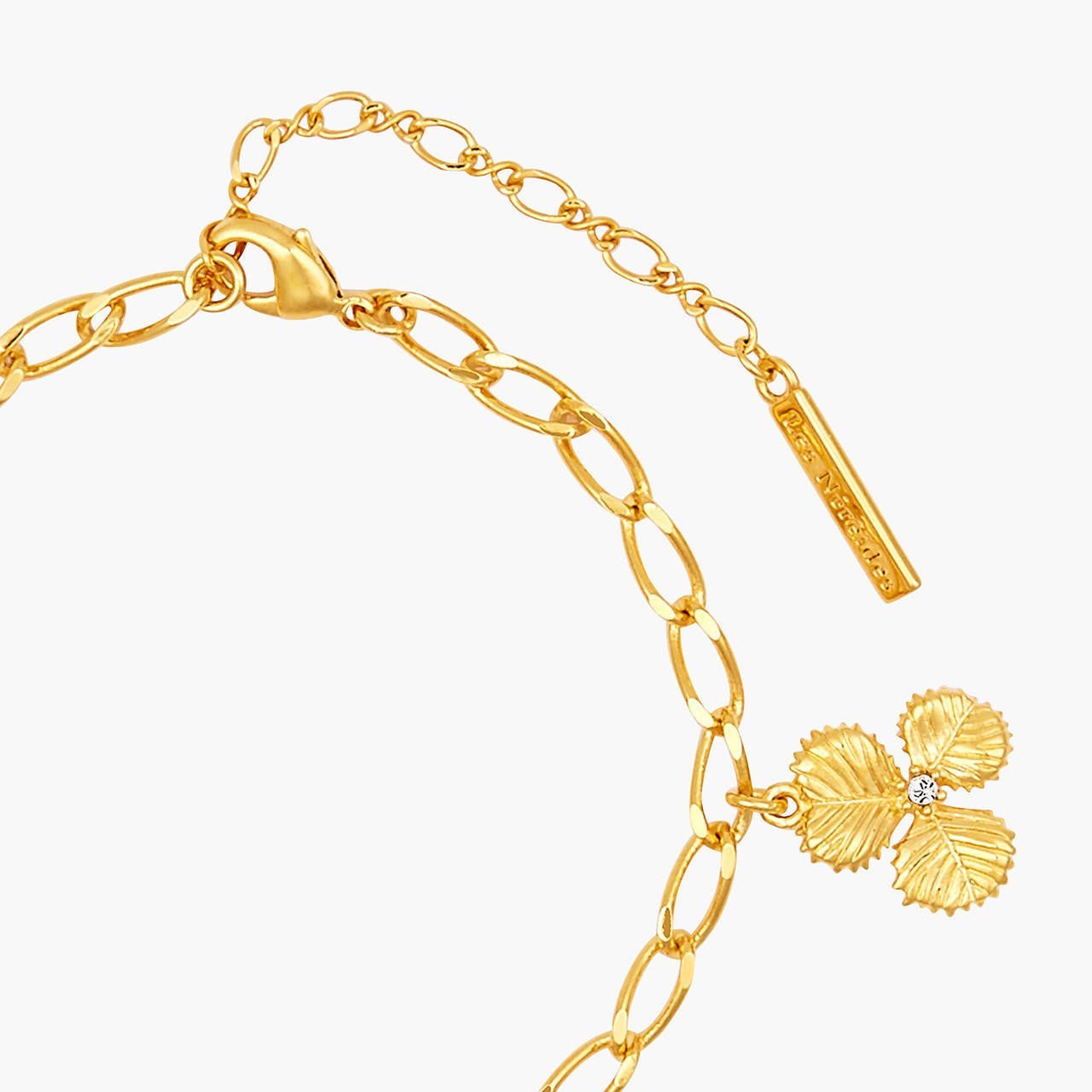 Clover And Crystal Thin Bracelet | AOFC2021 - Les Nereides