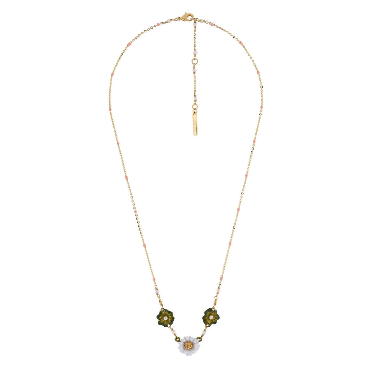 Clovers And Daisy Necklace | AIPR3051 - Les Nereides