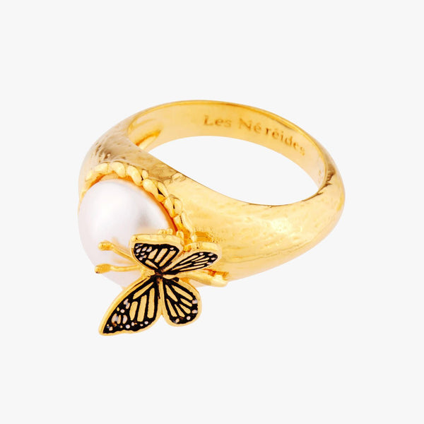 Cocktail Butterfly And Fantasy Bead Cocktail Rings | AMEN602/11 - Les Nereides