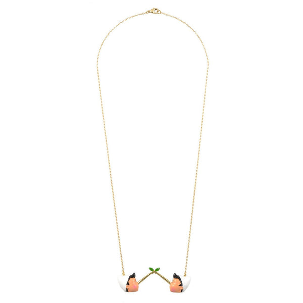 Collier Bijoux Miniatures Noeud Necklace | YBM3021 - Les Nereides