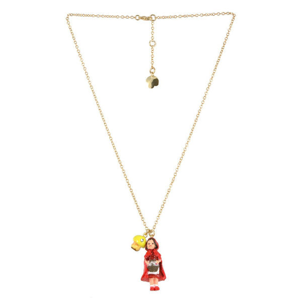 Collier Chaperon & Champignons Avec Un Champignon Et Un Chaperon Necklace | YCC3061 - Les Nereides