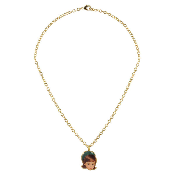 Collier Les Eclaireuses Visage Fillette Necklace | YLE3051 - Les Nereides