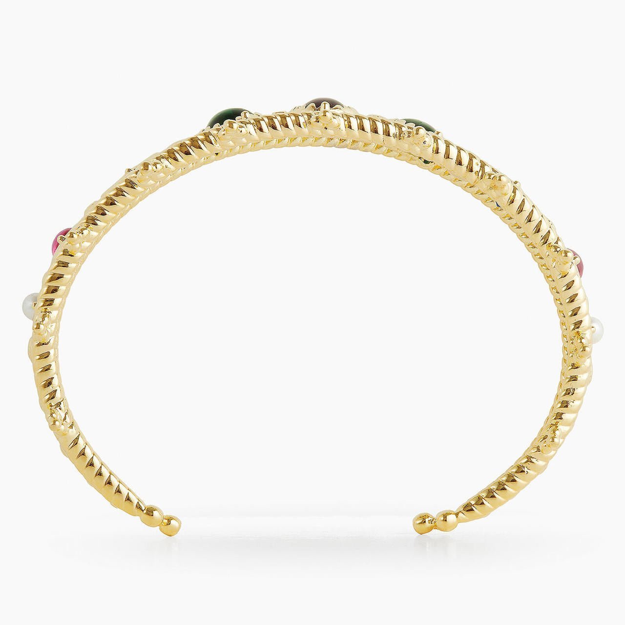 Coloured Stones Bangle Bracelet | APJS2011 - Les Nereides