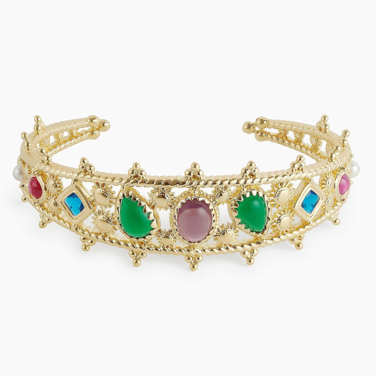 Coloured Stones Bangle Bracelet | APJS2011 - Les Nereides