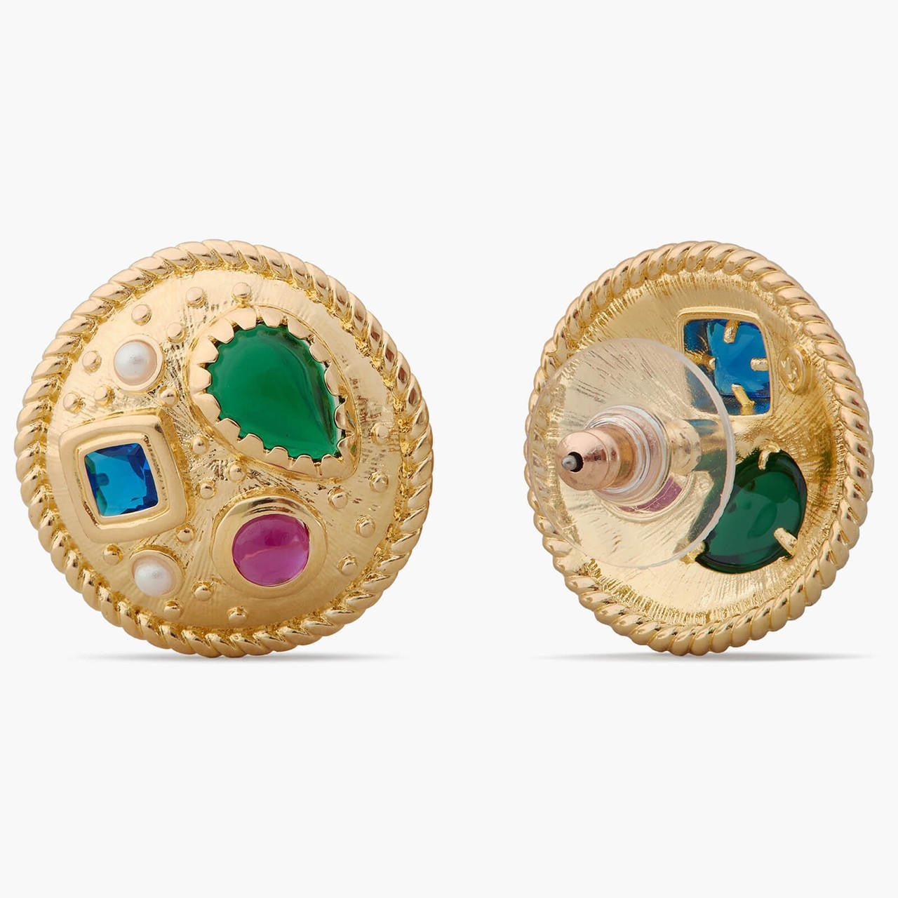 Coloured Stones Earrings | APJS1031 - Les Nereides