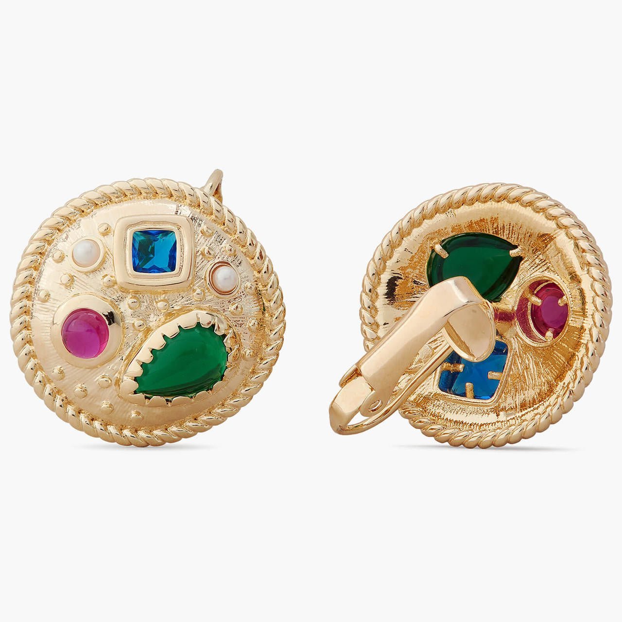 Coloured Stones Earrings | APJS1031 - Les Nereides