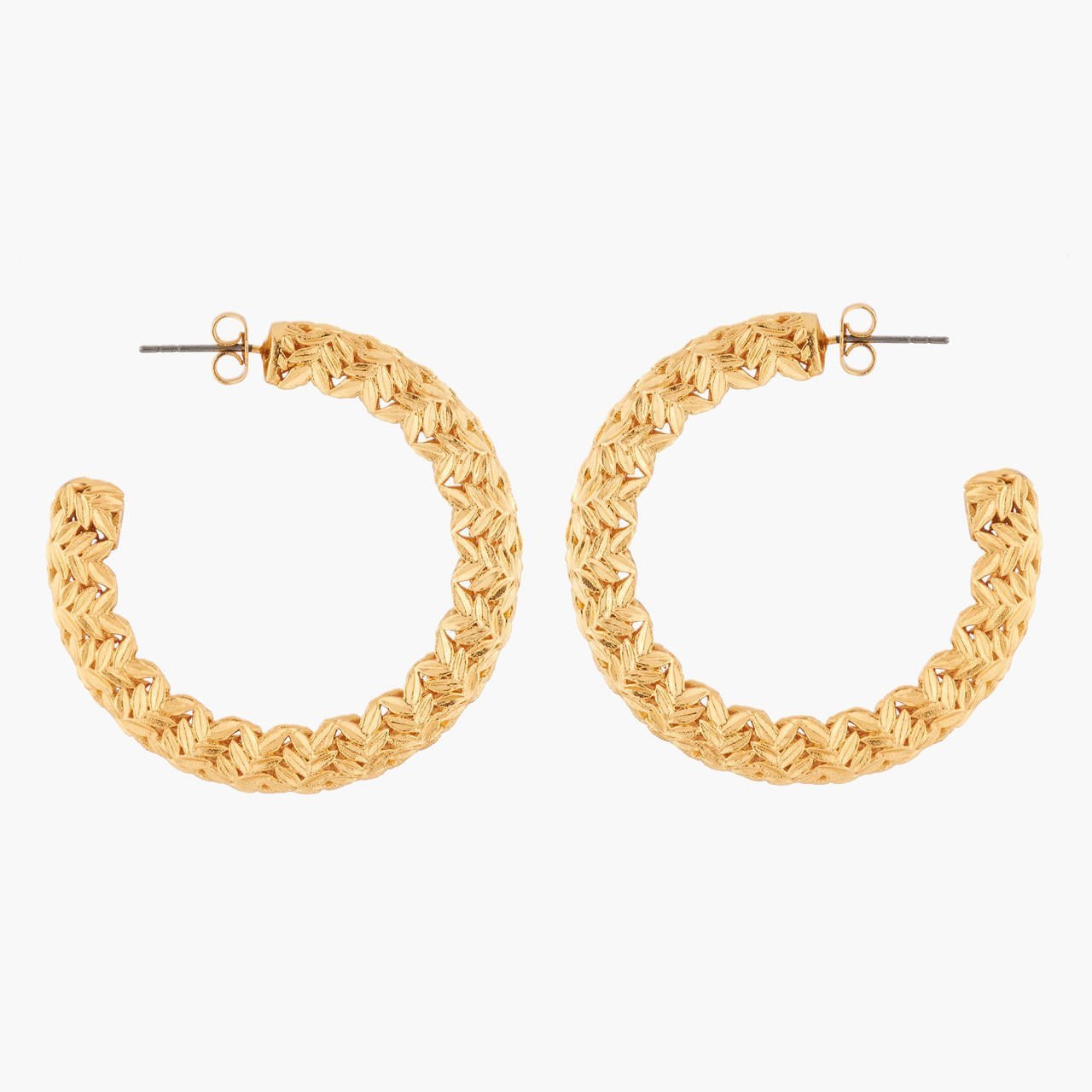 Créole Woven Marine Flora Earrings | AKTT105 - Les Nereides