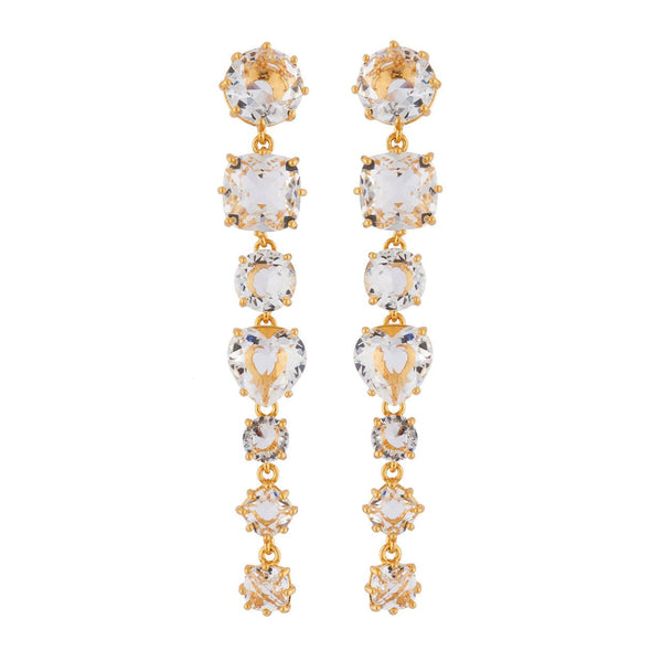 Crystal 7 Stones La Diamantine Earrings | AILD1212 - Les Nereides