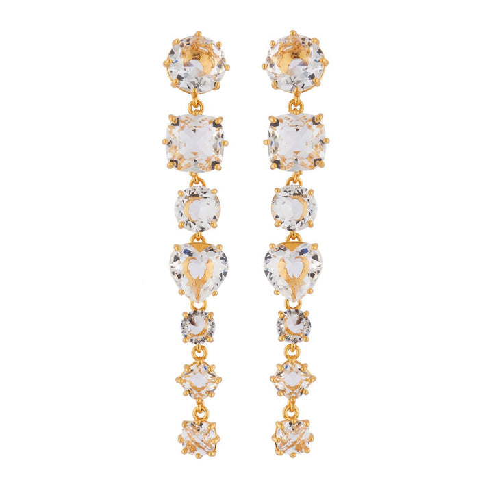 Crystal 7 Stones La Diamantine Earrings | AILD1212 - Les Nereides