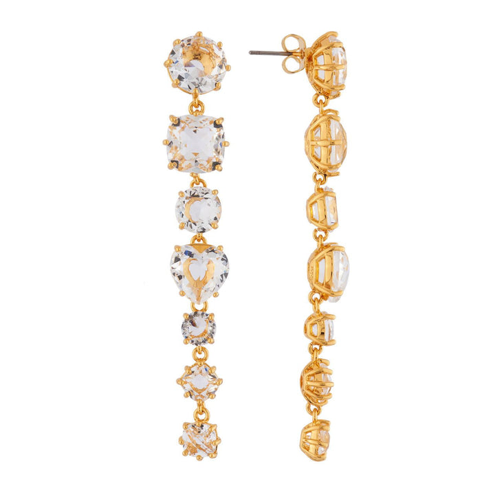 Crystal 7 Stones La Diamantine Earrings | AILD1212 - Les Nereides