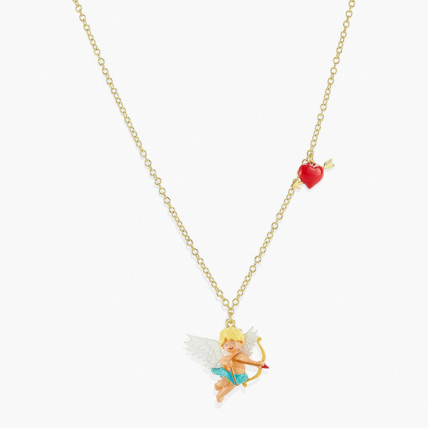 Cupid And Bow And Arrows Pendant Necklace | APPD3021 - Les Nereides