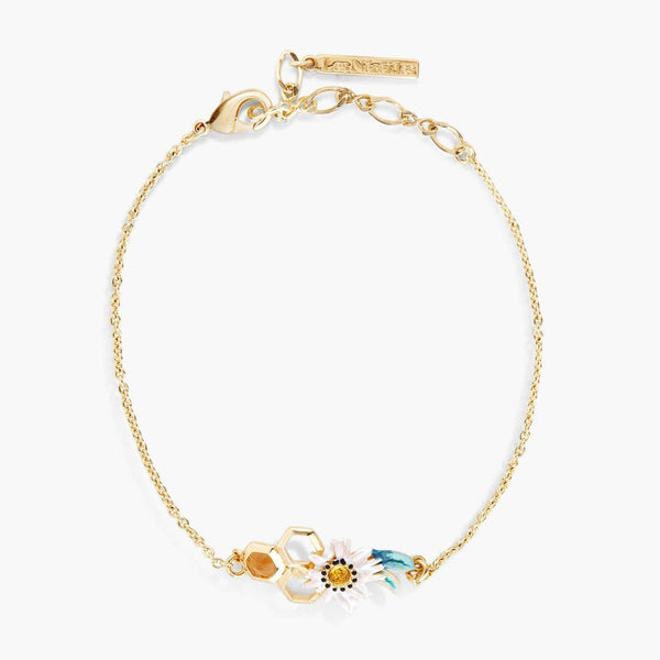 Daisy And Honeycomb Fine Bracelet | APPM2031 - Les Nereides