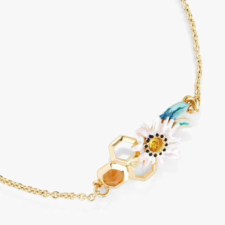 Daisy And Honeycomb Fine Bracelet | APPM2031 - Les Nereides