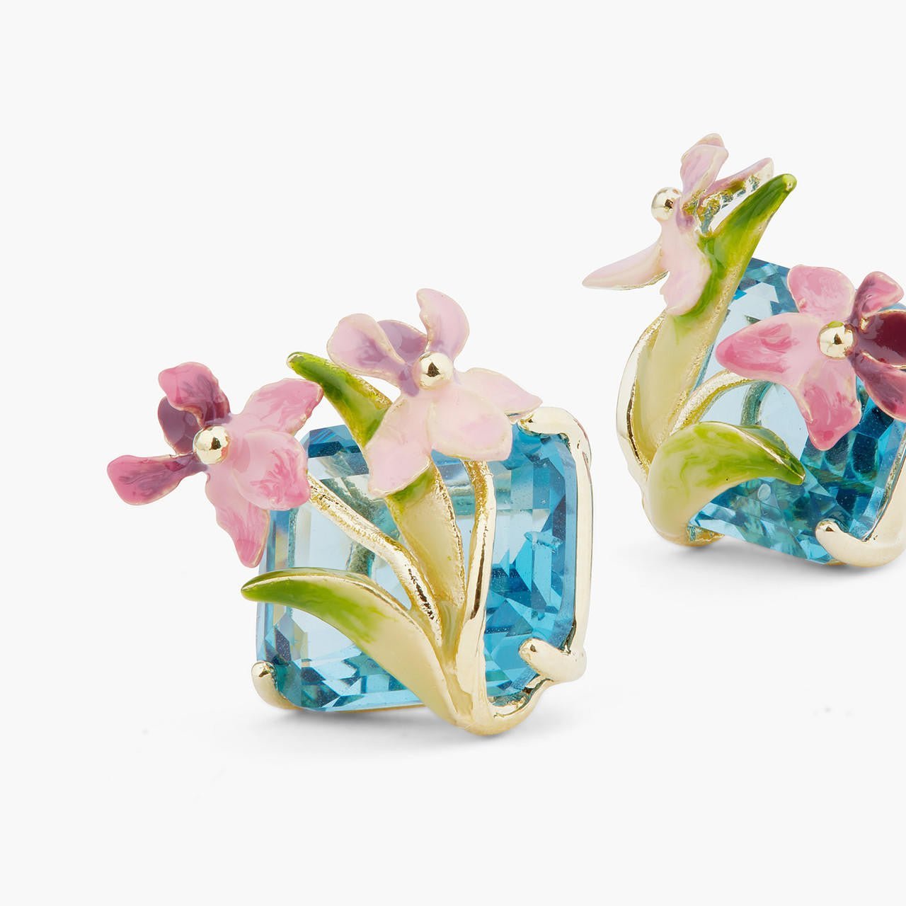 Dazzling Discretion Emerald - Cut Earrings | ARED1111 - Les Nereides