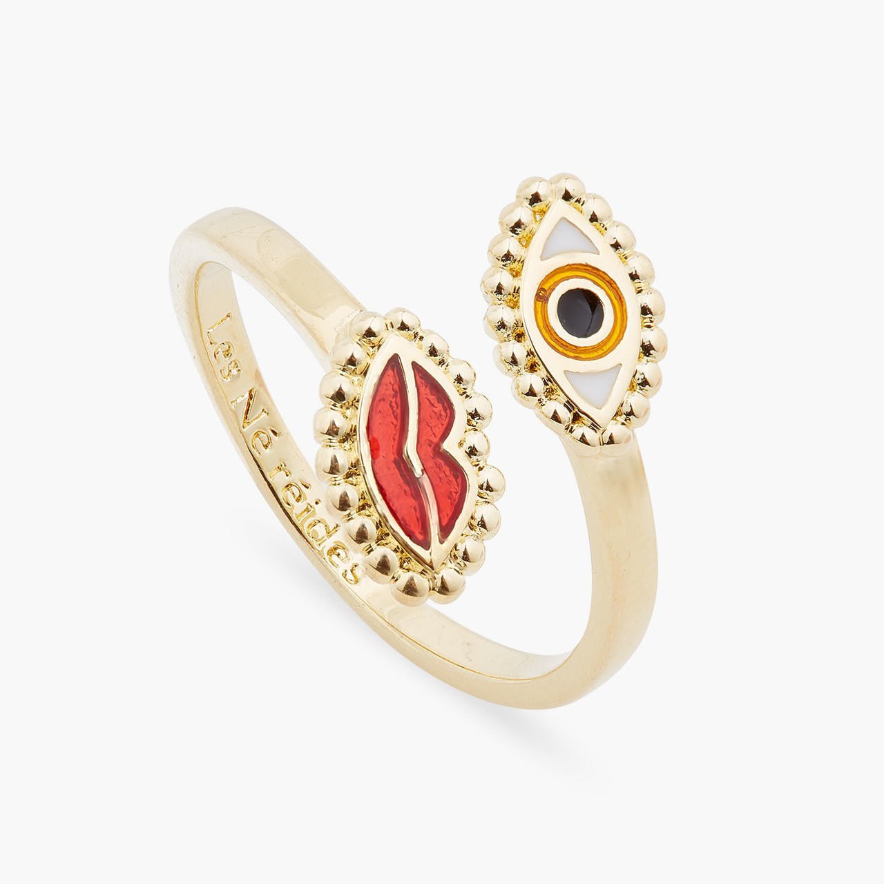 Divine Protection Adjustable Ring | ARAD6021 - Les Nereides