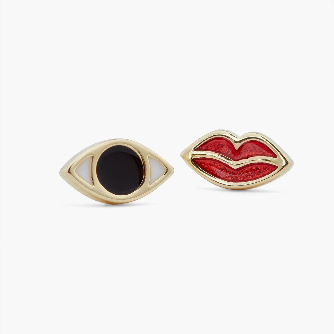 Divine Protection Asymmetrical Earrings | ARAD1061 - Les Nereides