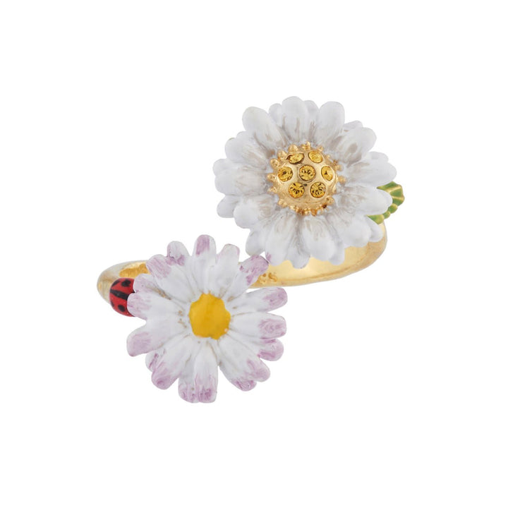 Double Daisies Rings | AIPR6021 - Les Nereides