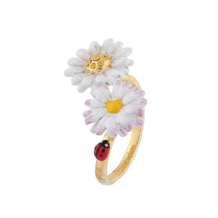 Double Daisies Rings | AIPR6021 - Les Nereides