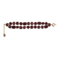 Double Row La Diamantine Aurore Purple Bracelet | ACLD2161 - Les Nereides