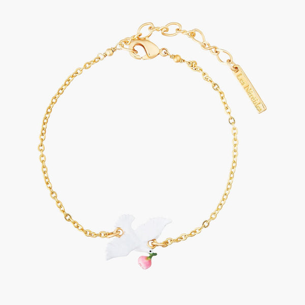 Dove And Peony Thin Bracelet | ANLA2021 - Les Nereides