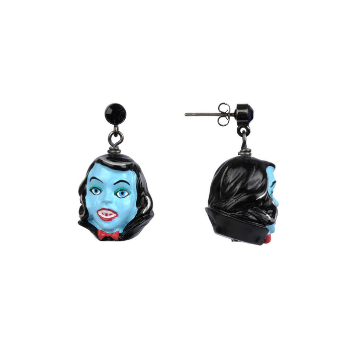 Dracula Blue Girl Earrings | AADR1041 - Les Nereides