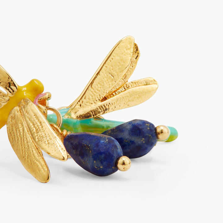 Dragonfly Asymmetrical Earrings | AQJF1021 - Les Nereides