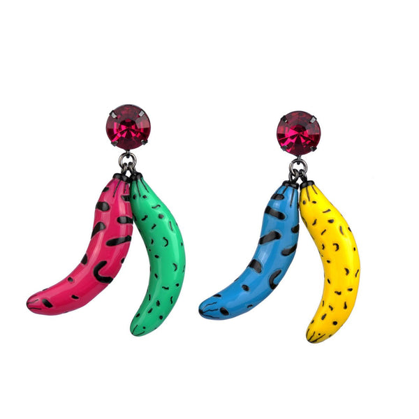 Drôles de Fruits Colourful Banana Earrings | ZDF1061 - Les Nereides