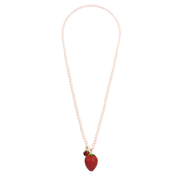 Drôles de Fruits Red Strawberry Necklace | ZDF3071 - Les Nereides