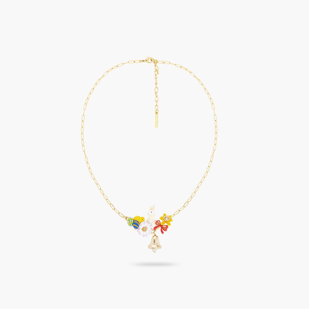 Easter Chick And Rabbit Thin Necklace | ARLA3011 - Les Nereides