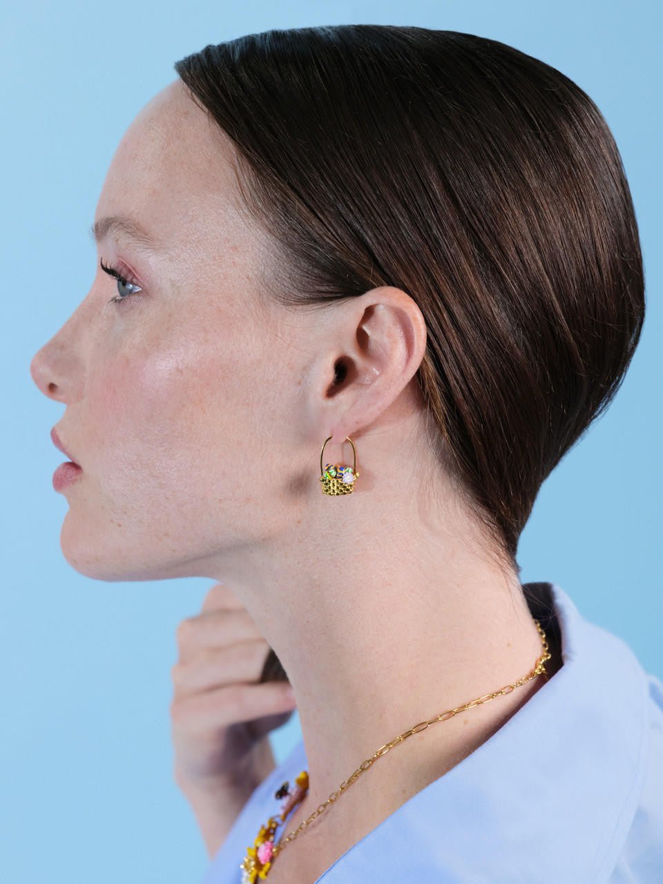 Easter Egg Basket Earrings | ARLA1011 - Les Nereides