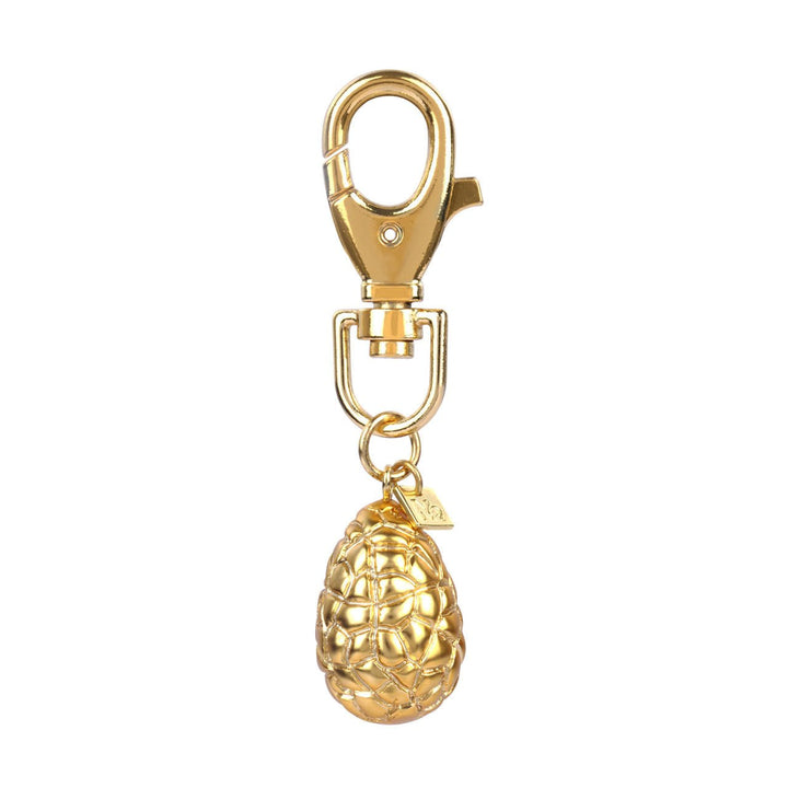 Easter Egg-Shaped Key Holder Gold Charms | ZEE4011 - Les Nereides