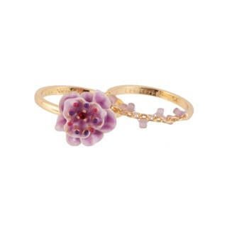 Eglantine Eglantine Flower & Beaded Rings | AEEG602/11 - Les Nereides