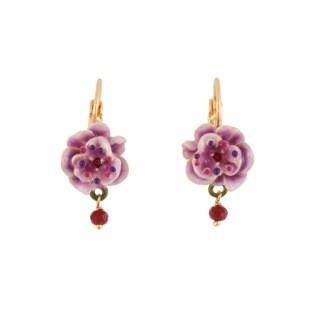 Eglantine Eglantine Flower With Teardrop Earrings | AEEG1031 - Les Nereides