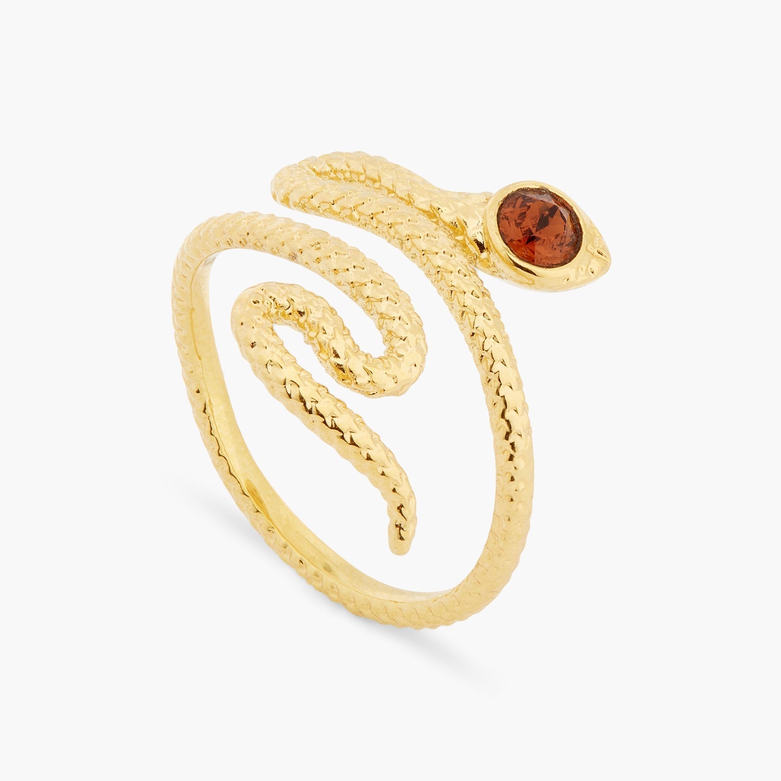 Egyptian Snake Adjustable Ring | ASNI6021 - Les Nereides