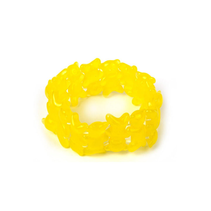 Elastic Candy Monster Yellow Gummy Bear Small Bracelet | ABCM2051 - Les Nereides